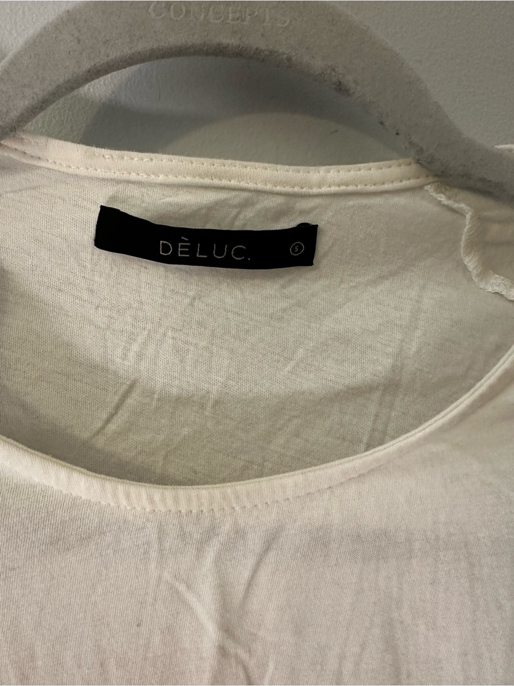 Deluc White Ruffle Sleeve Tee - Picture 3 of 3